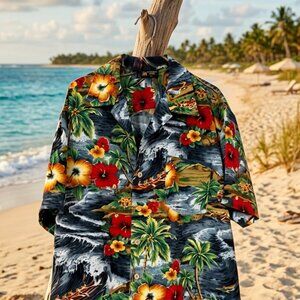 Vintage Roundy Bay, Hawaiian Shirt  Men’s Large